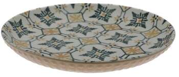 MOSAIQUE BEIGE - Talerz duży 21 cm, Ceramika