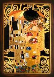 Obraz "Gustaw Klimt" ręcznie malowany 75x105cm