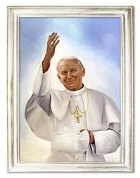 Obraz "Papież Jan Paweł II" ręcznie malowany 75x105cm