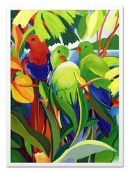 Obraz "Tropical Island" ręcznie malowany 53x73cm