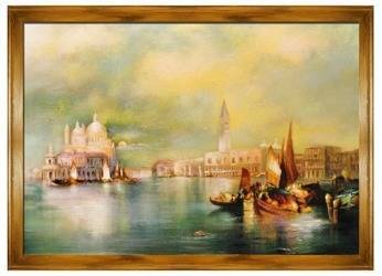 Obraz "Wenecja" ręcznie malowany 200x140cm