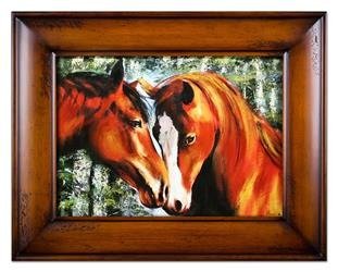 Obraz "Zwierzęta" ręcznie malowany 86x116cm