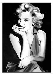 Obraz ręcznie malowany. Płótno na blejtramie. Marilyn Monroe  60x90cm