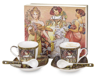 Do Espresso porcelana wielokolorowa H 5,5cm 10cm