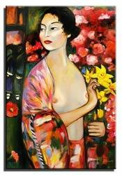 Obraz "Gustaw Klimt" ręcznie malowany 60x90cm