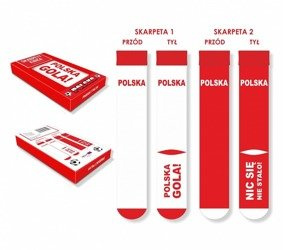 Komplet 2 skarpetek Polska gola/Nic się nie stało