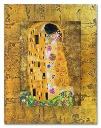 Obraz "Gustaw Klimt" ręcznie malowany 48x58cm