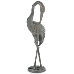 Figura Dekoracyjna Żuraw Żeliwny H:58 cm