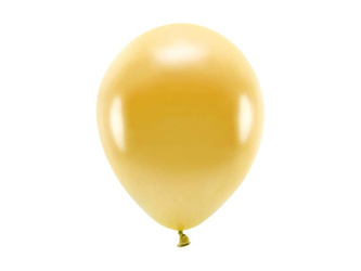 Balony Lateksowe Złote ECO 26cm, 10 Sztuk