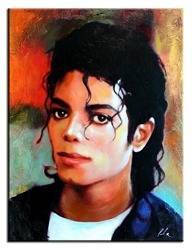 Obraz ręcznie malowany. Płótno na blejtramie. Michael Jackson  60x90cm