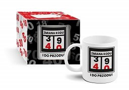 Kubek 300 ml Zmiana kodu 40 i do przodu PREZENT