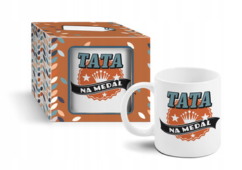 Kubek Dzień Ojca 300 ml Tata Na Medal