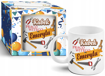 EMERYTURA  Kubek 300ml Kubek pracowitego emeryta