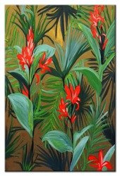 Obraz "Tropical Island" ręcznie malowany 60x90cm