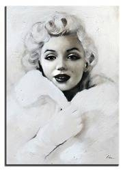 Obraz ręcznie malowany. Płótno na blejtramie. Marilyn Monroe  60x90cm