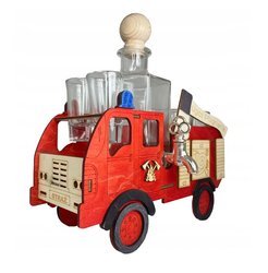 Karafka Wóz strażacki do wódki 0,5 l z kieliszkami