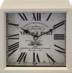 Zegar Rzymski  Stojący "Vintage Port 20x20cm