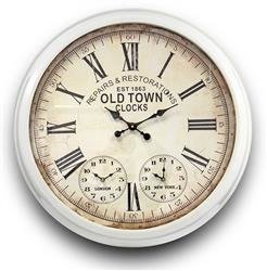 Zegar Ścienny Retro Old Town Duży 70x70cm
