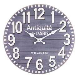 Zegar ścienny styl drewniany vintage średnica:34cm